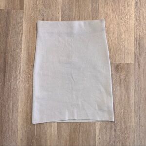 Aritzia Talula grey rib knit skirt